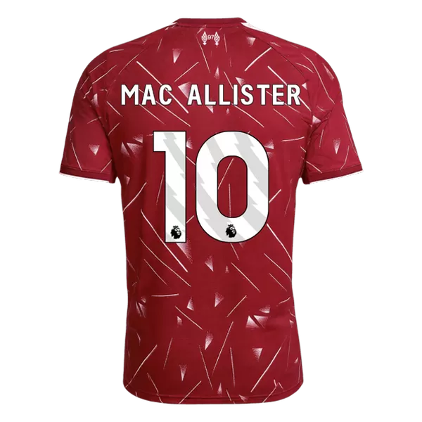 Mac Allister 10 - Liverpool Home 2026/27 - Player Version Quality (PL Font)