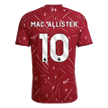 Mac Allister 10 - Liverpool Home 2026/27 - Player Version Quality (PL Font)