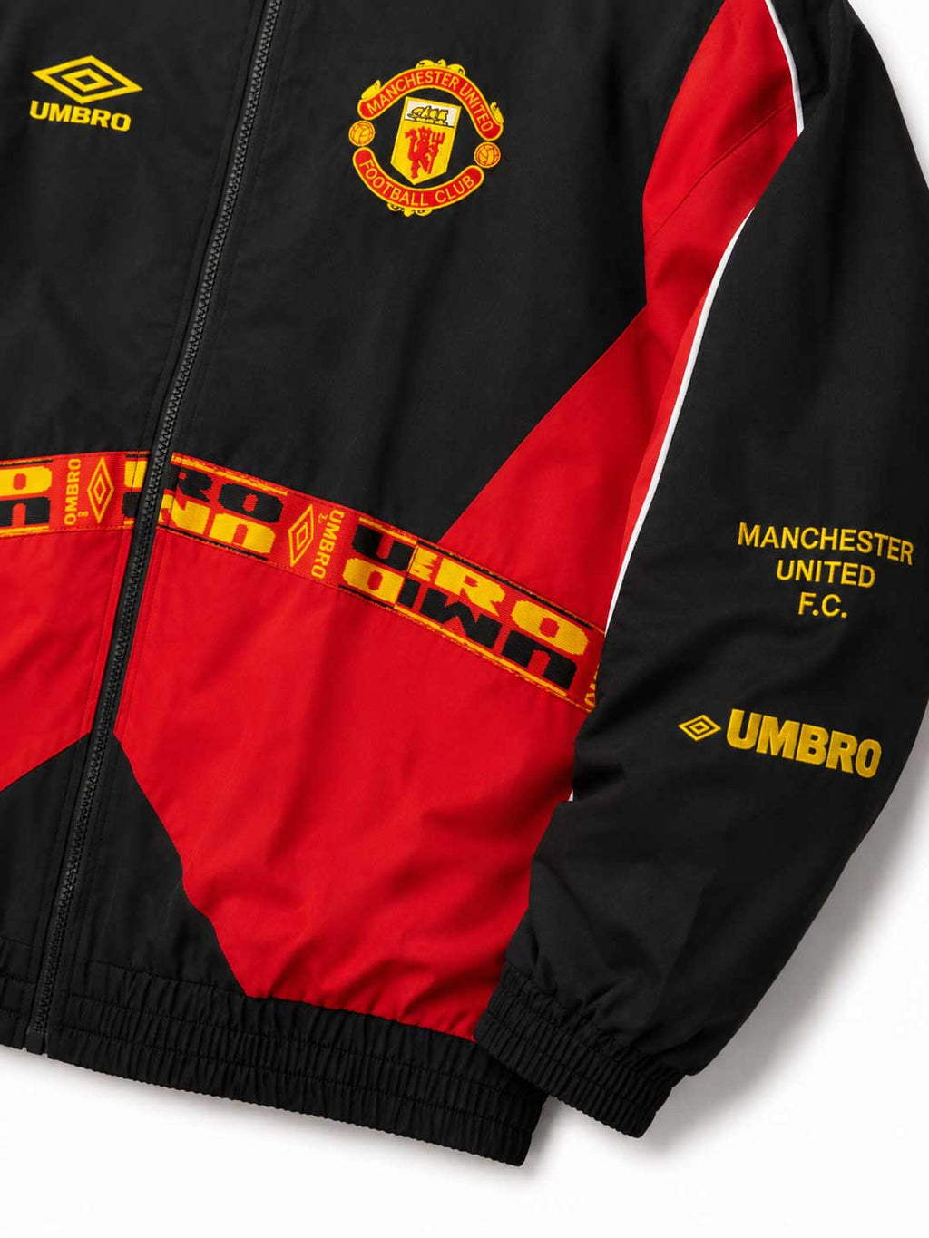 Manchester United Black 1996/97 Retro Windbreaker Jacket 2026