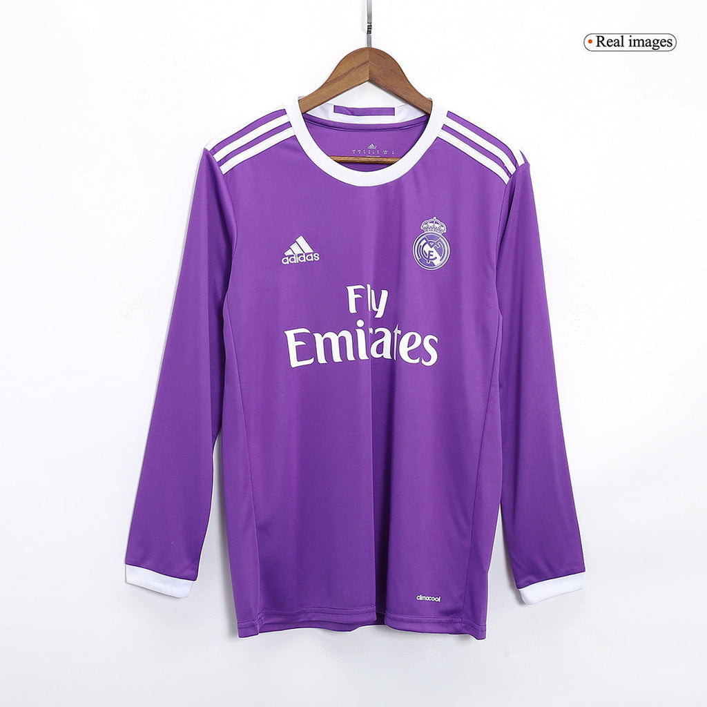 Kroos 8 - 2016/17 Merengues Away Fullsleeves Jersey - Retro
