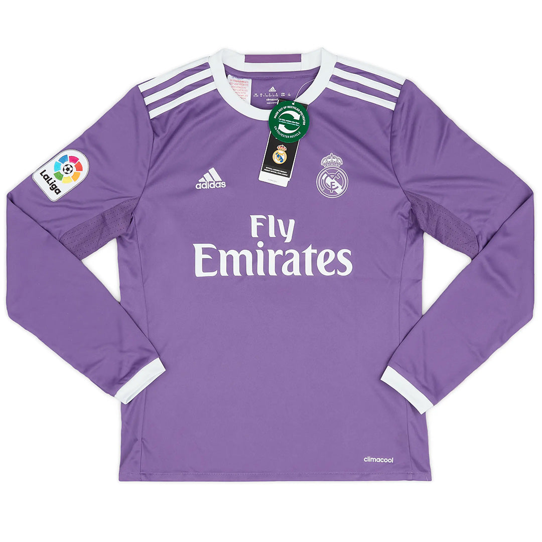 Ronaldo 7 - 2016/17 Merengues Away Fullsleeves Jersey - Retro