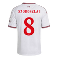Szoboszlai 8  - Liverpool Away White 2026/27 - Player Version Quality (UCL Font)
