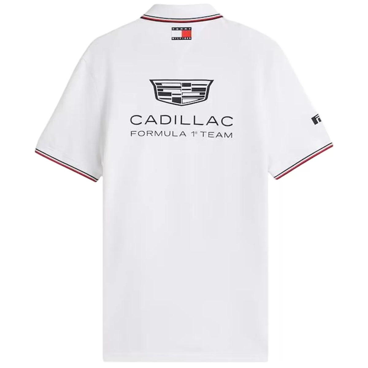 Cadillac Racing F1 White Polo - (Superior Quality)