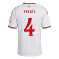Virgil 4 - Liverpool Away White 2026/27 - Player Version Quality (UCL Font)