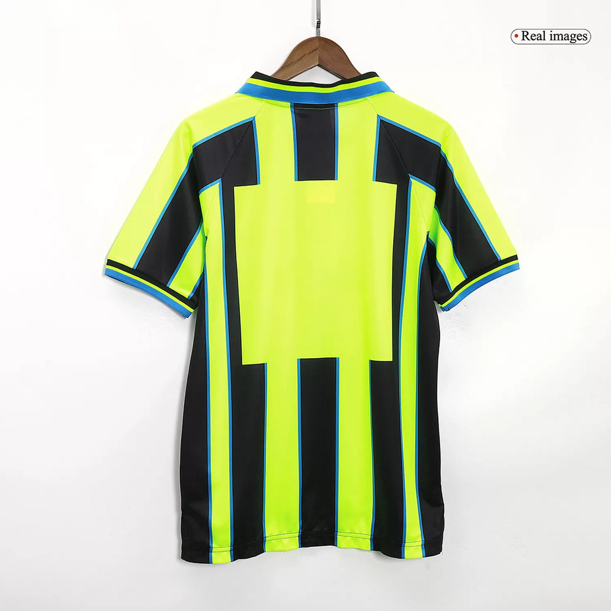 1998/99 - Manchester City Away Black/Neon Jersey - Retro