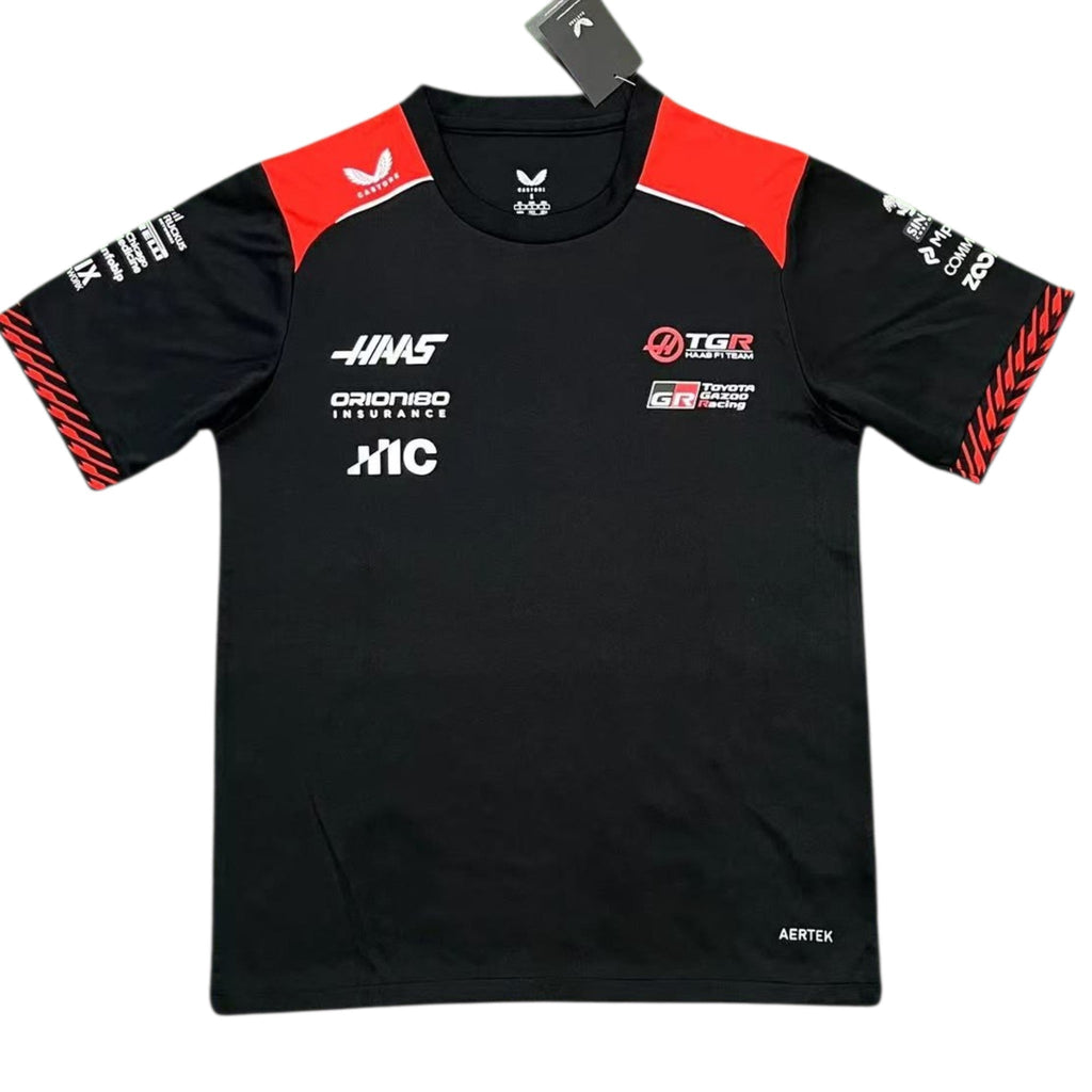 Haas F1 Racing Team Setup 2026 T-Shirt - Black (Superior Quality)