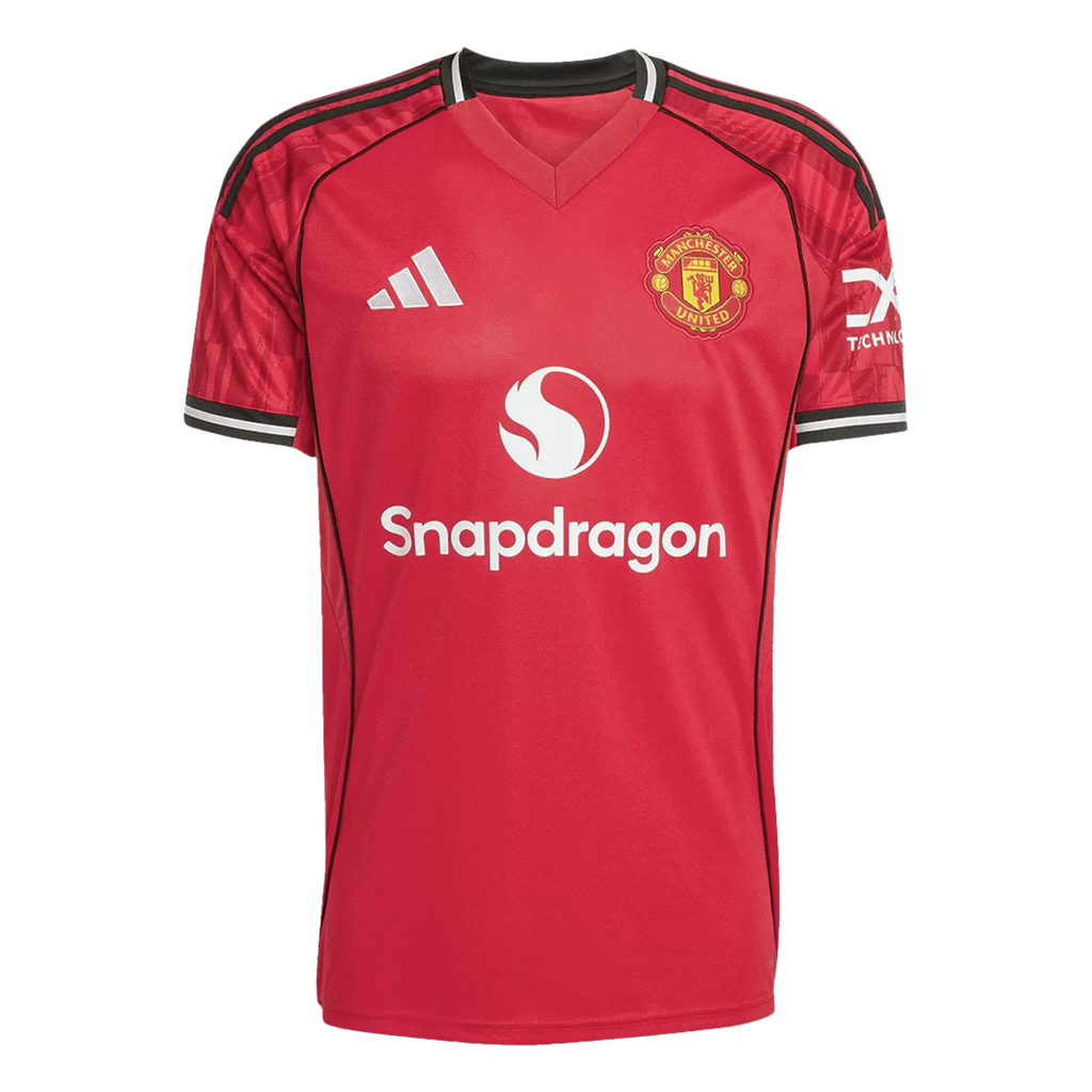 Manchester United Home Kit 2025/26 - (Jersey+Shorts)