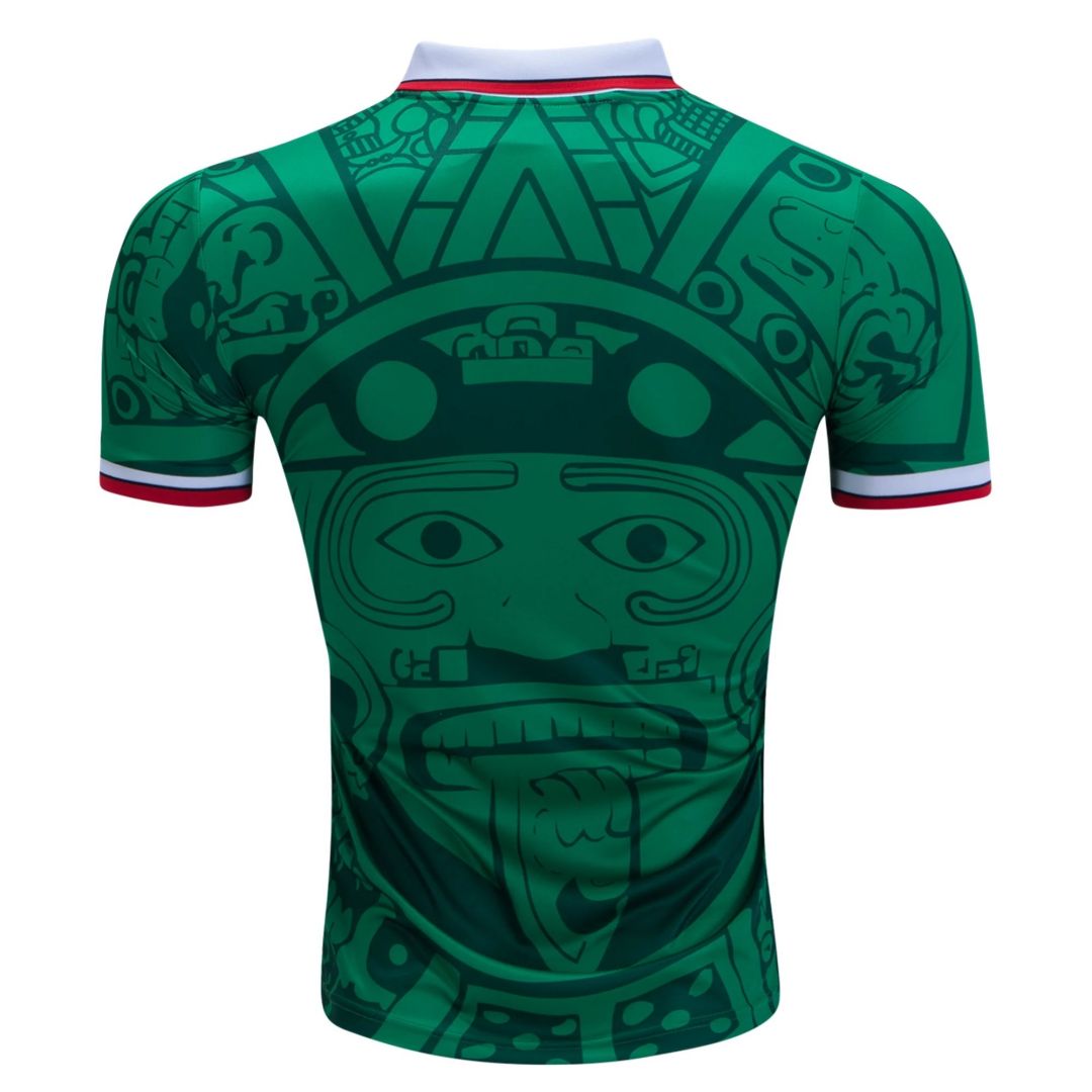 1998 Mexico Home Green Jersey - Retro (Authentic)
