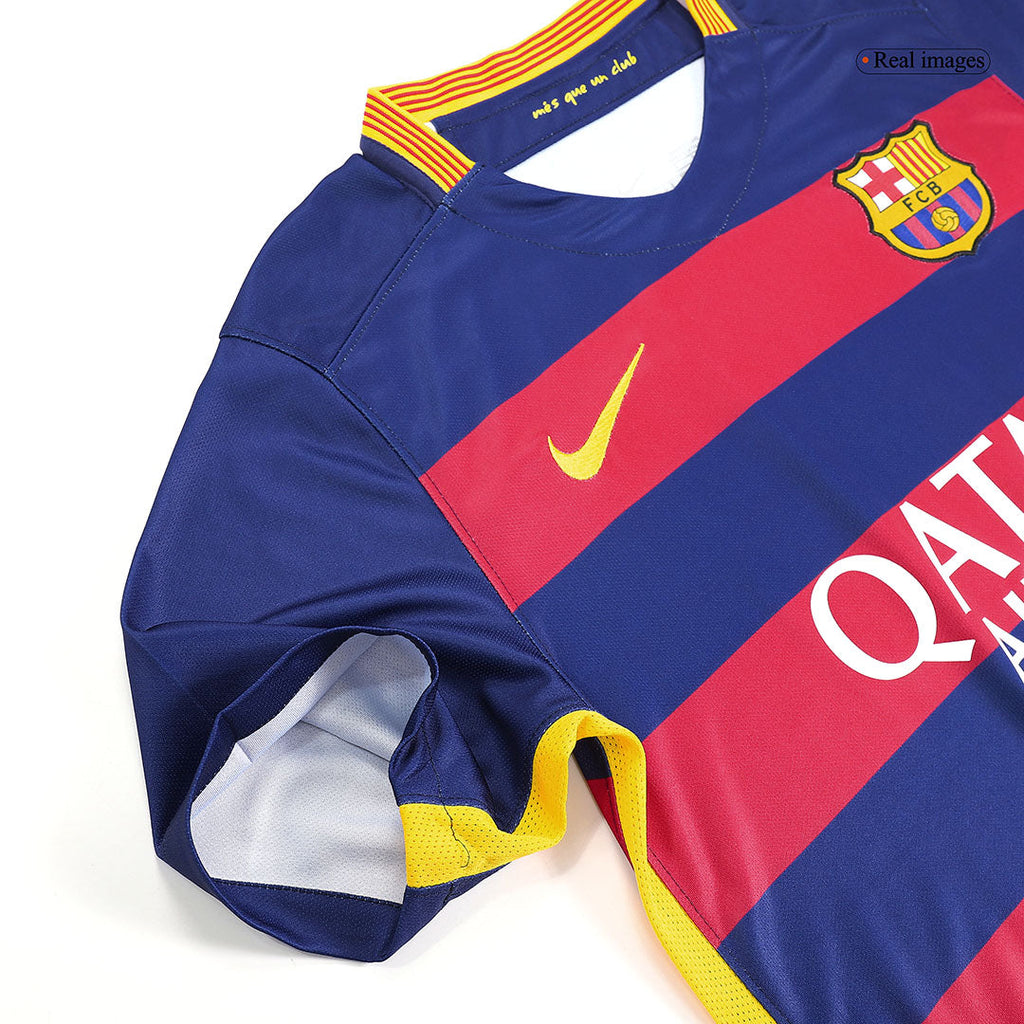 2015/16 FCB Home - Retro Jersey
