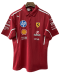 Scuderia Ferrari F1 Red 2025 Polo T-Shirt With Collar (Superior Quality)