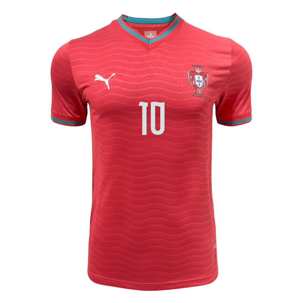 Bernardo 10 - Portugal Home World Cup 2026 - Player Version ( Authentic )