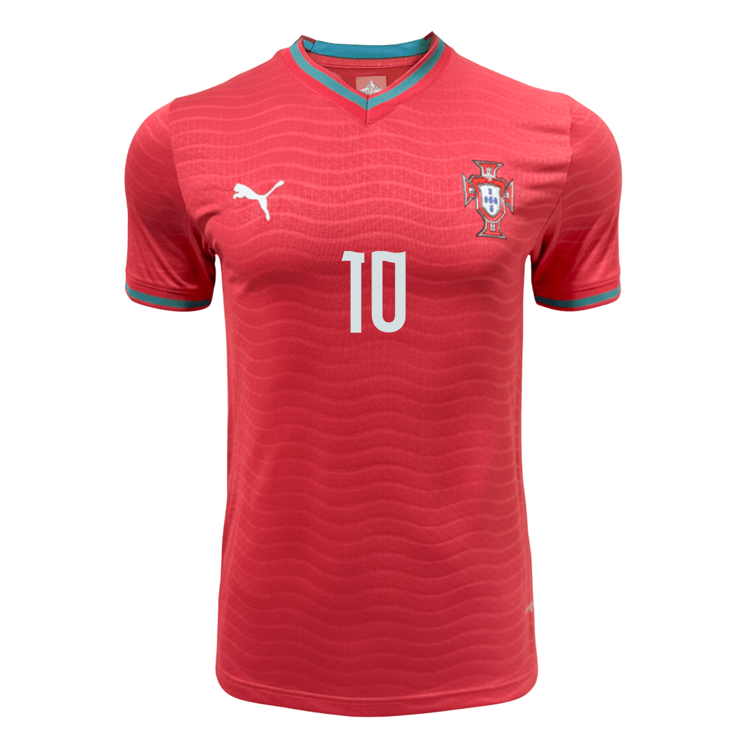 Bernardo 10 - Portugal Home World Cup 2026 - Player Version ( Authentic )