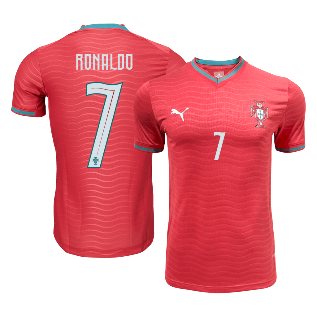 Ronaldo 7 - Portugal Home World Cup 2026 - Player Version ( Authentic )