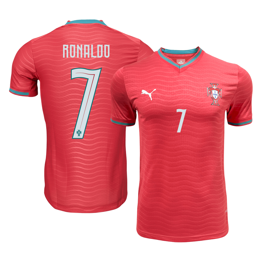 Ronaldo 7 - Portugal Home World Cup 2026 - Player Version ( Authentic )