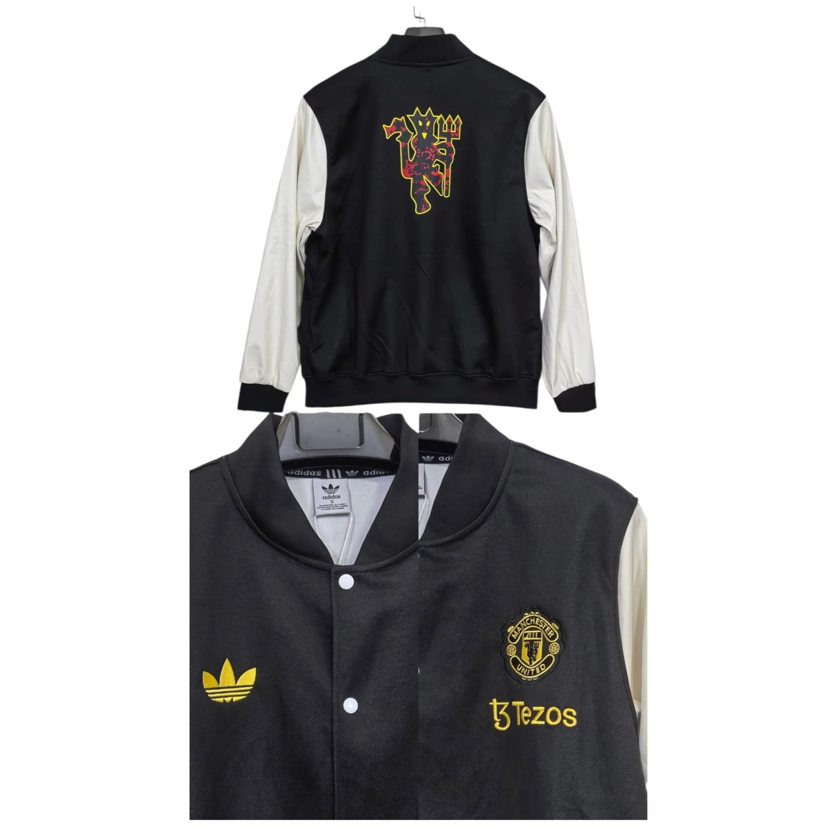 Manchester United Chinese New Year Black/White Varsity Jacket 2026