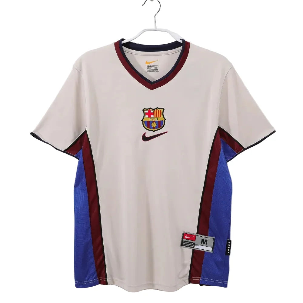 1998/99 FCB Away Cream - Retro Jersey