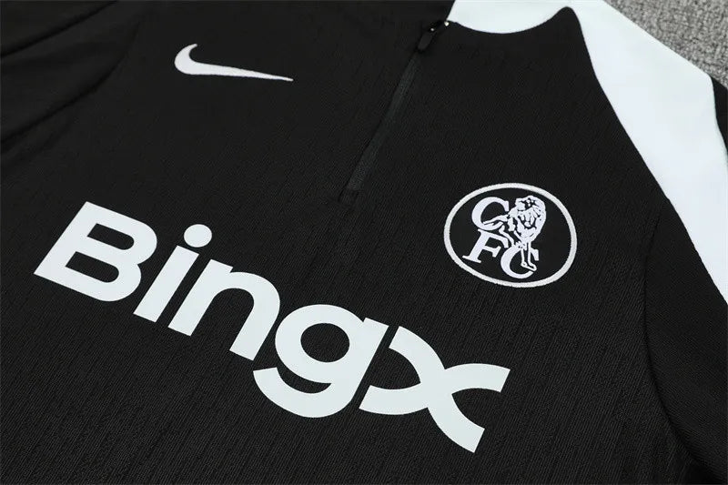 Chelsea Black Training Tracksuit 2025/26