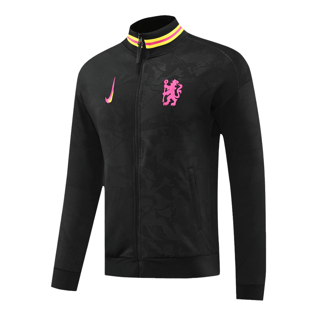 Chelsea Black Full Jipper Third Anthem Jacket 2024/25