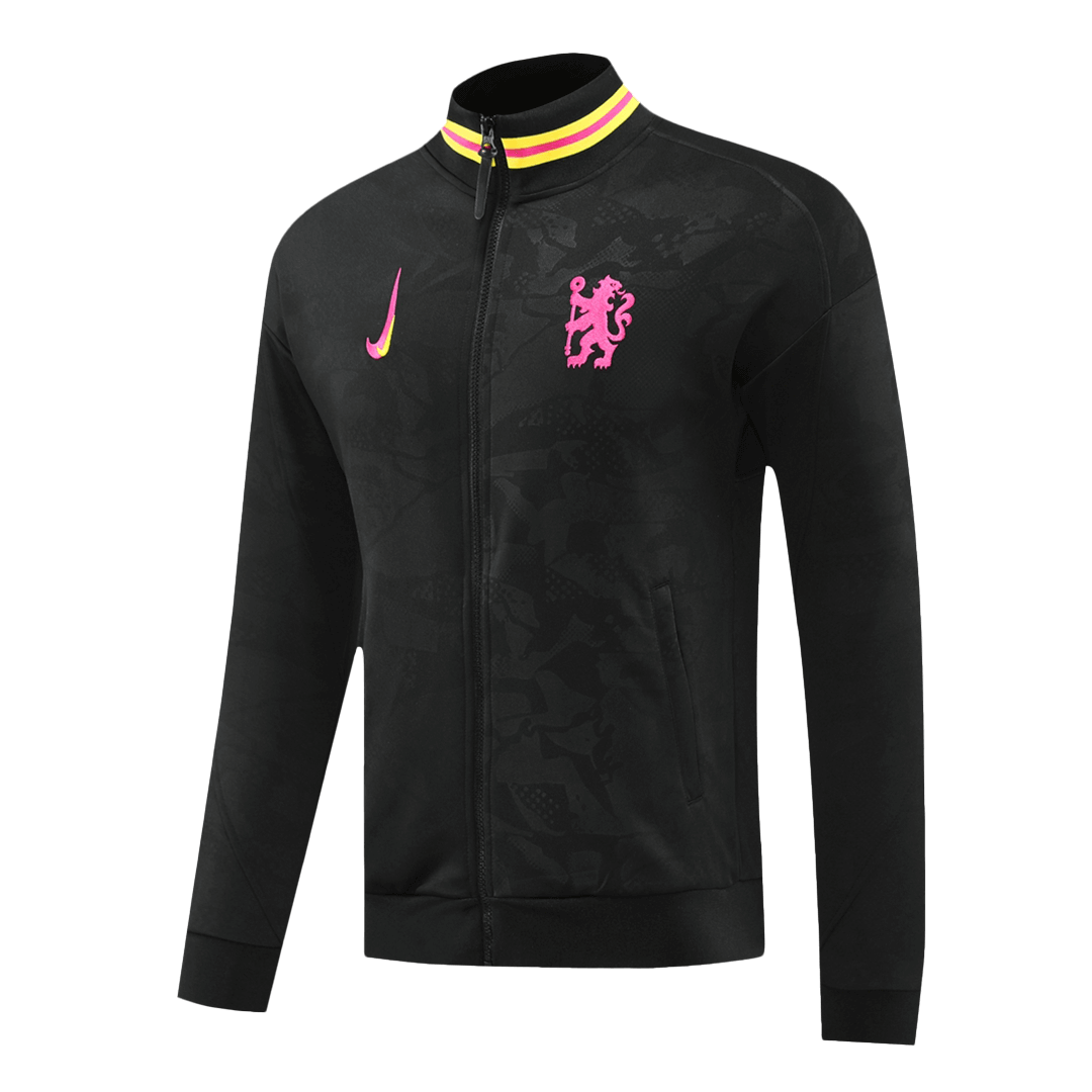 Chelsea Black Full Jipper Third Anthem Jacket 2024/25