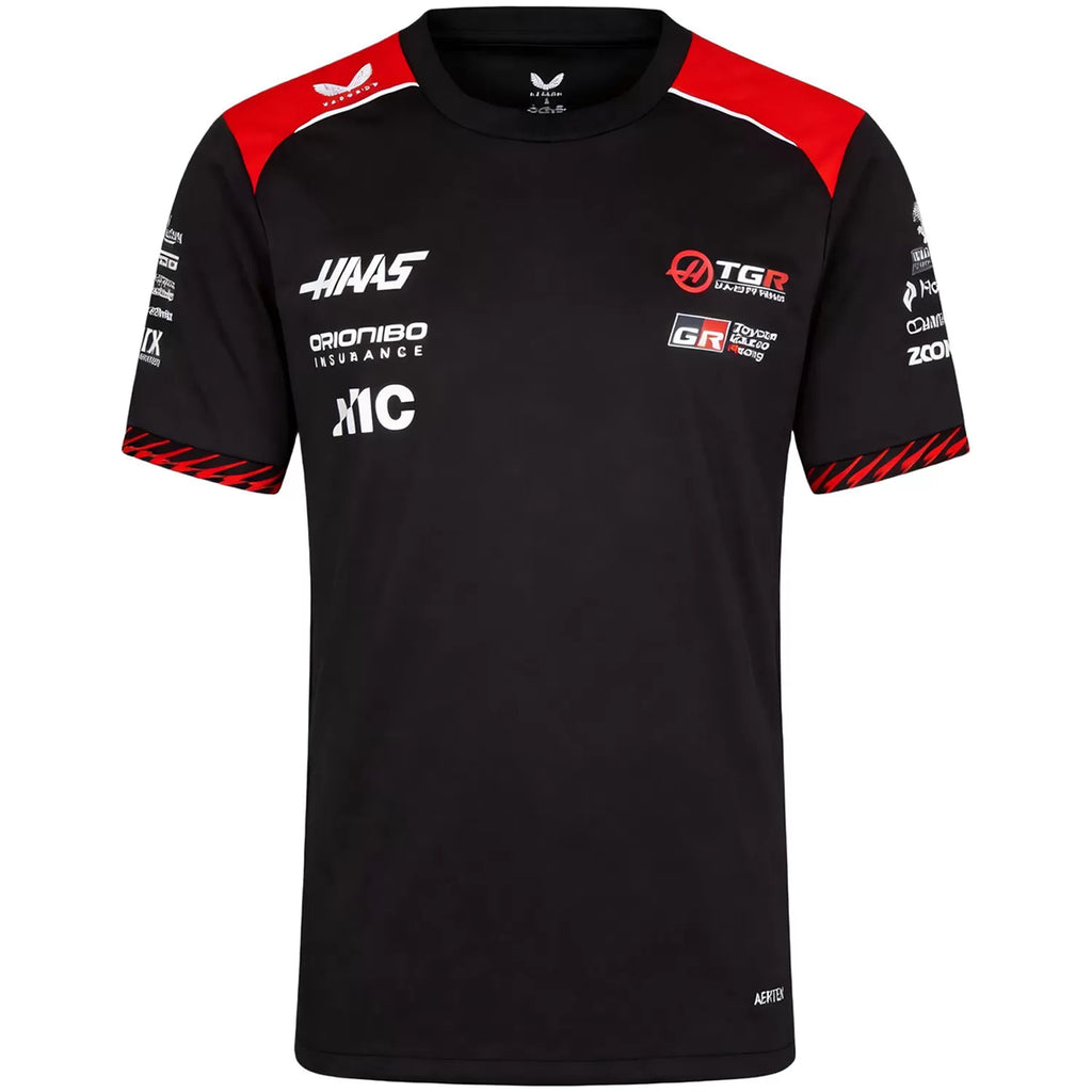 Haas F1 Racing Team Setup 2026 T-Shirt - Black (Superior Quality)