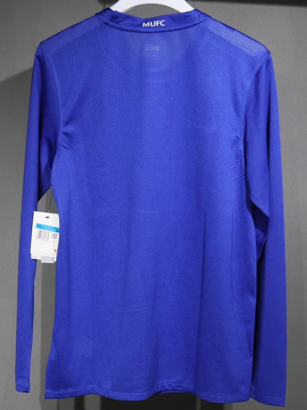 2008/09 Manchester United Third Fullsleeves Blue - Retro Jersey